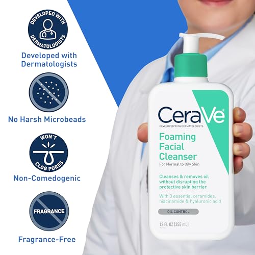 414Uc4UcmL.jpg CeraVe Foaming Cleanser – Oily Skin