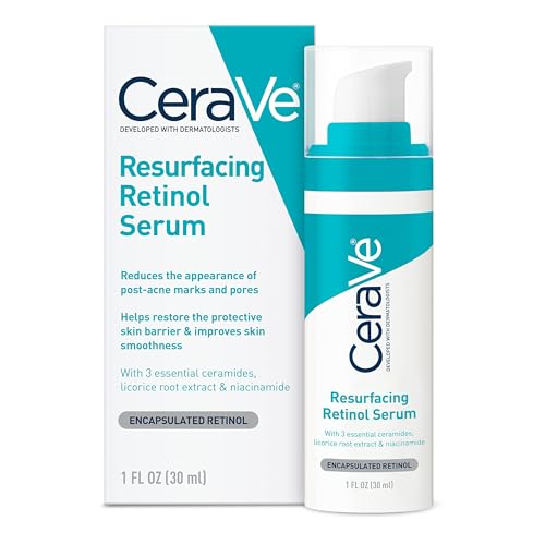 CeraVe Resurfacing Retinol Serum – Acne Marks & Pore Minimizer – 1 oz
