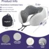 Napfun Travel Pillow – Memory Foam Neck Support