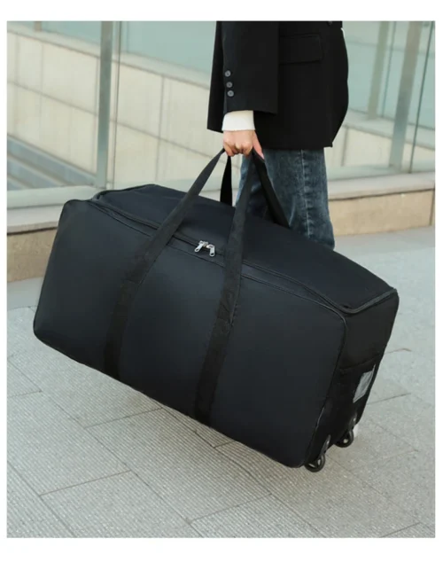 Unisex Large-Capacity Travel Duffle with Wheels – Durable & Multifunctional