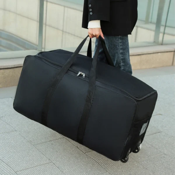 Unisex Large-Capacity Travel Duffle with Wheels – Durable & Multifunctional